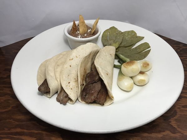 tacos de fajita de arrachera